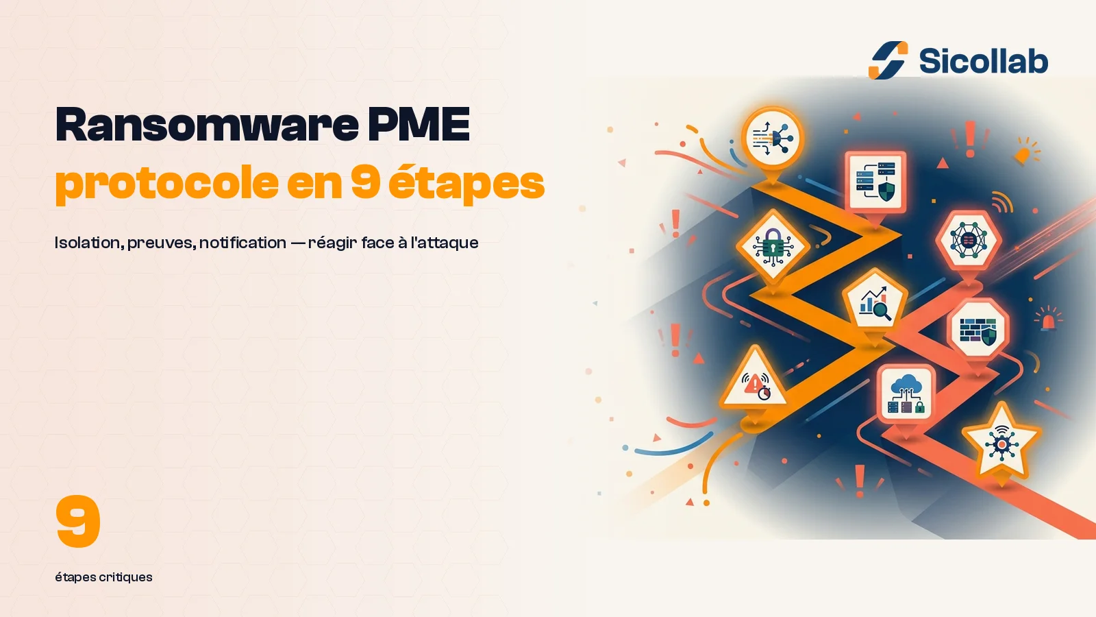 Ransomware PME : protocole de reponse en 9 etapes